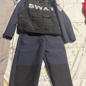 Kids SWAT Costume Set - Black and Navy
